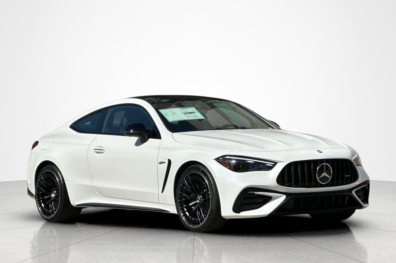 New 2026 MANUFAKTUR Moonlight White Metallic Mercedes-Benz AMG® CLE 53 4MATIC+ Coupe image 7