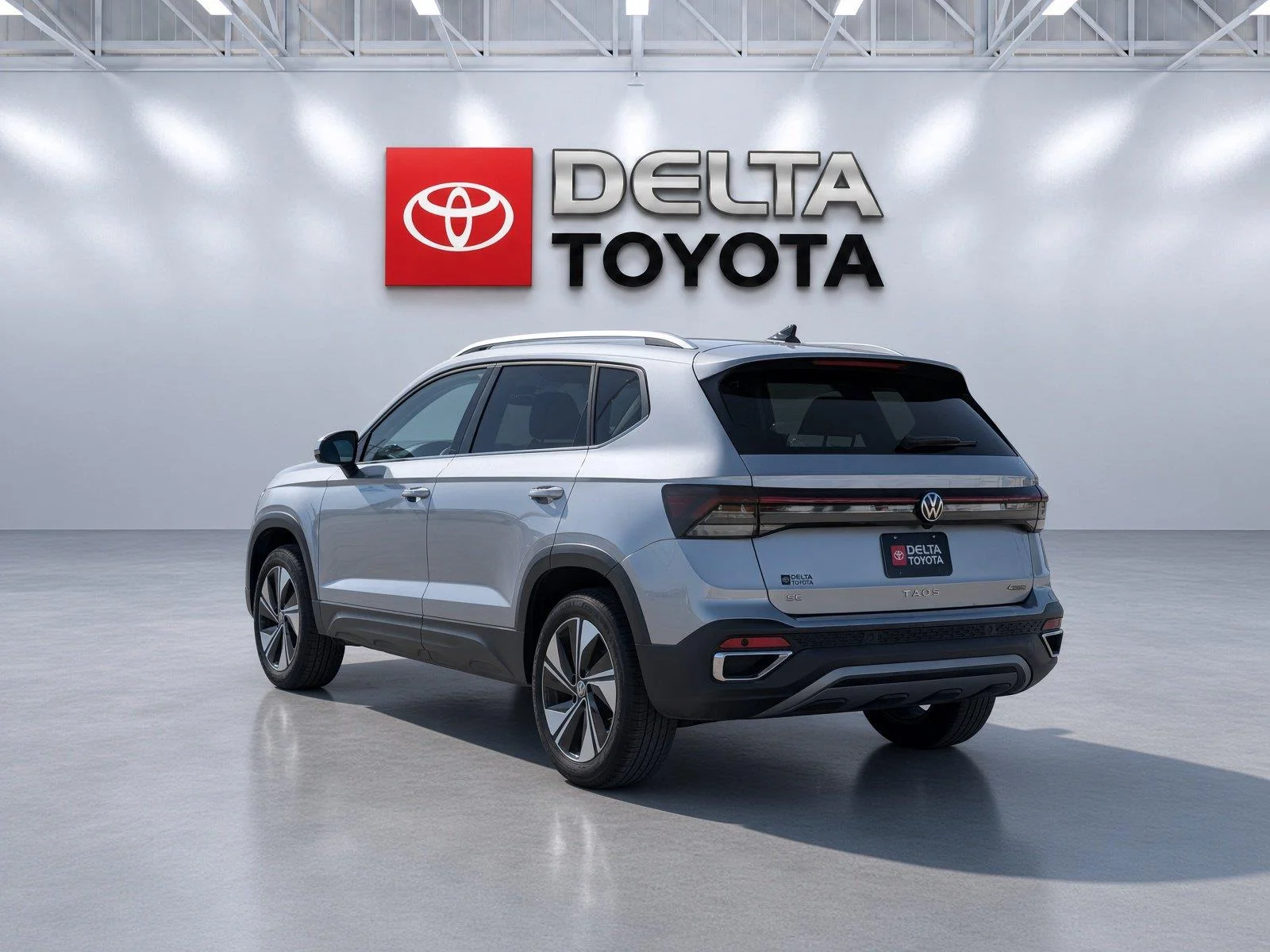 Used 2025 Pyrite Silver Metallic Volkswagen SE image 3