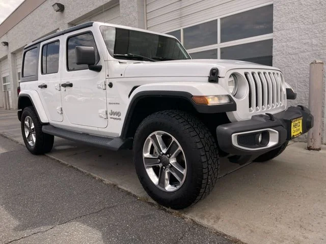 Used 2019 White Jeep Unlimited Sahara image 10
