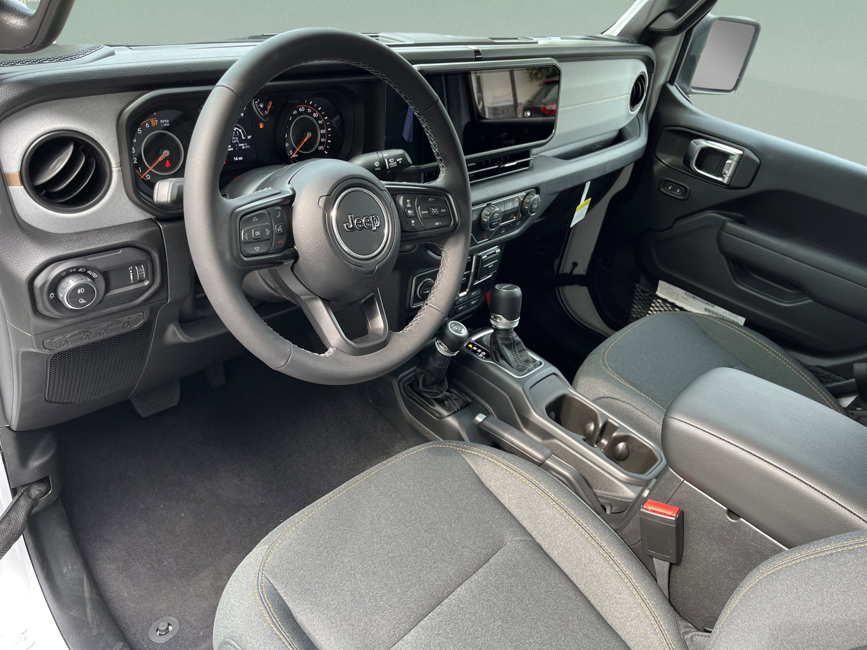 New 2025 Bright White Clearcoat Jeep Sport S image 11