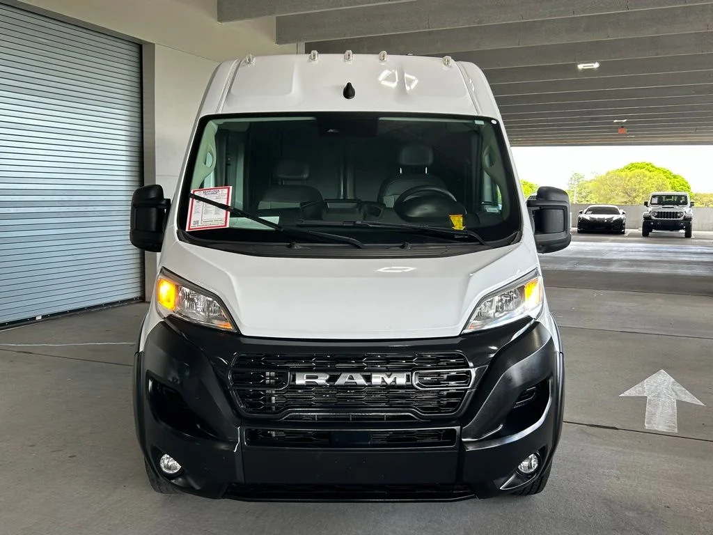Used 2025 Bright White Clearcoat Ram High Roof image 8