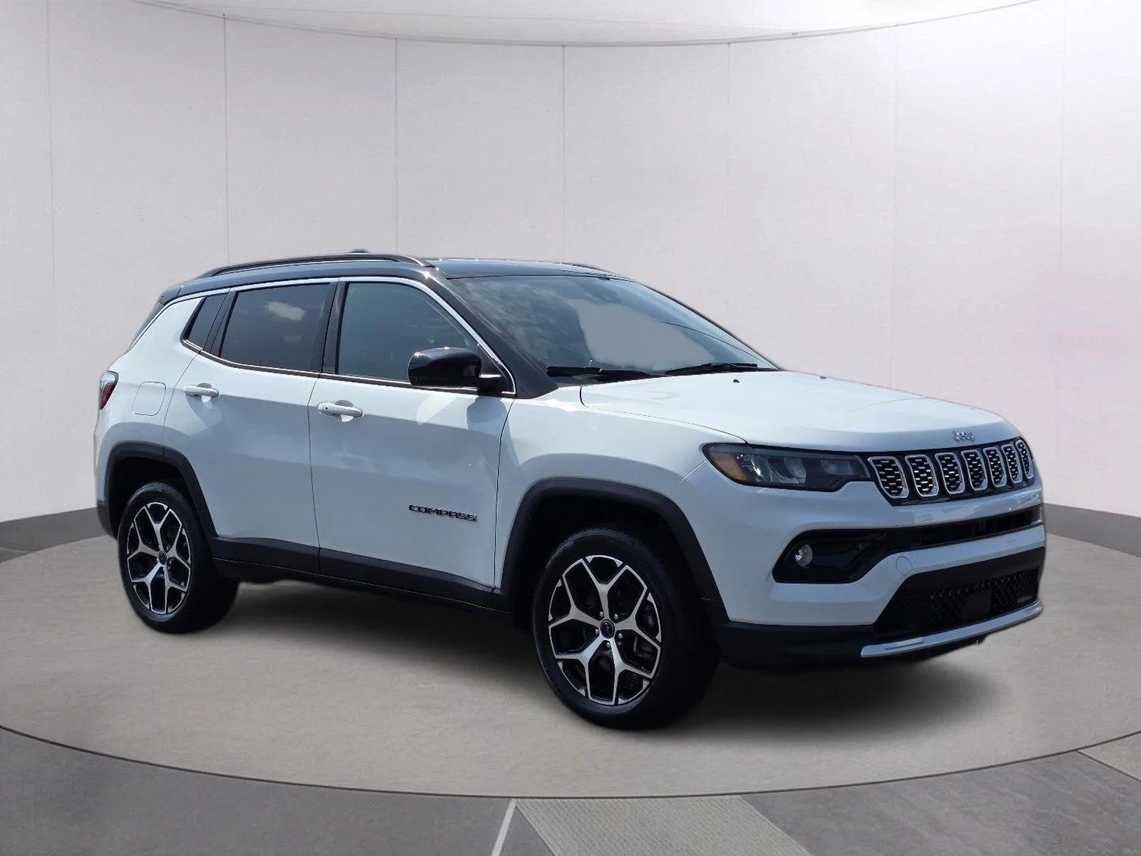 Used 2025 Bright White Clearcoat Jeep Limited image 3