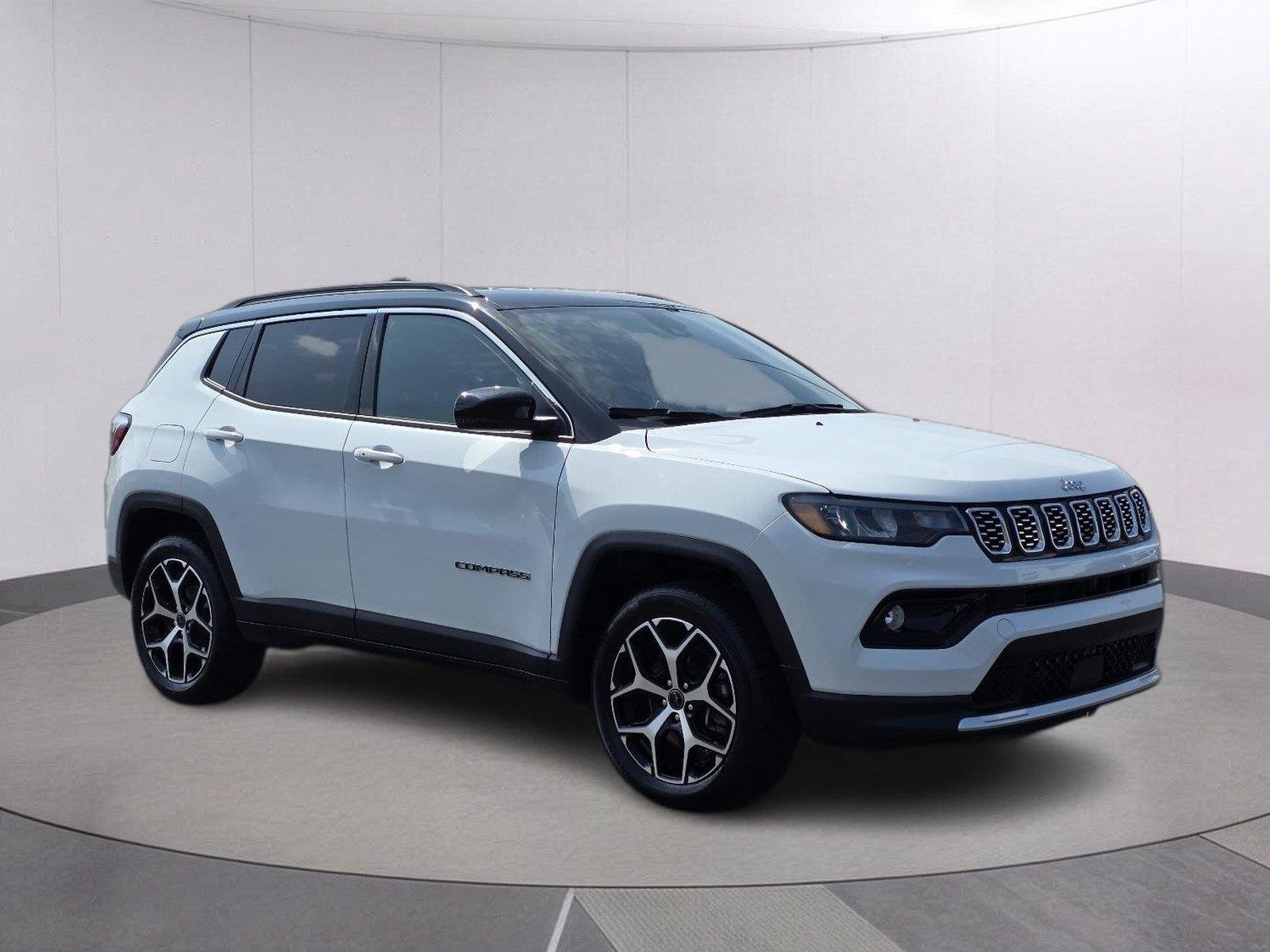 Used 2025 Bright White Clearcoat Jeep Limited image 3