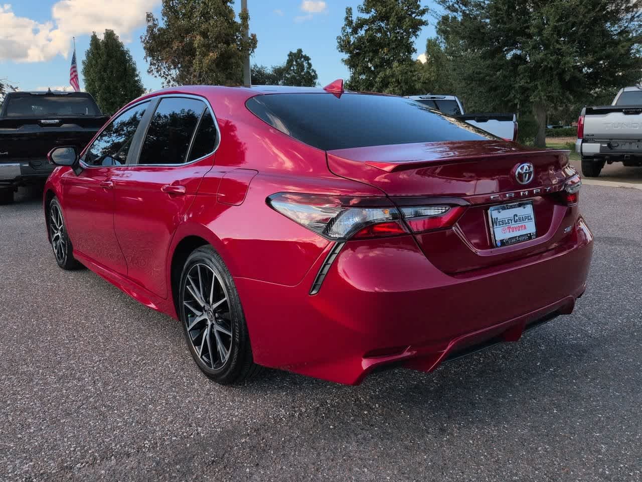 Used 2024 Supersonic Red Toyota SE image 4