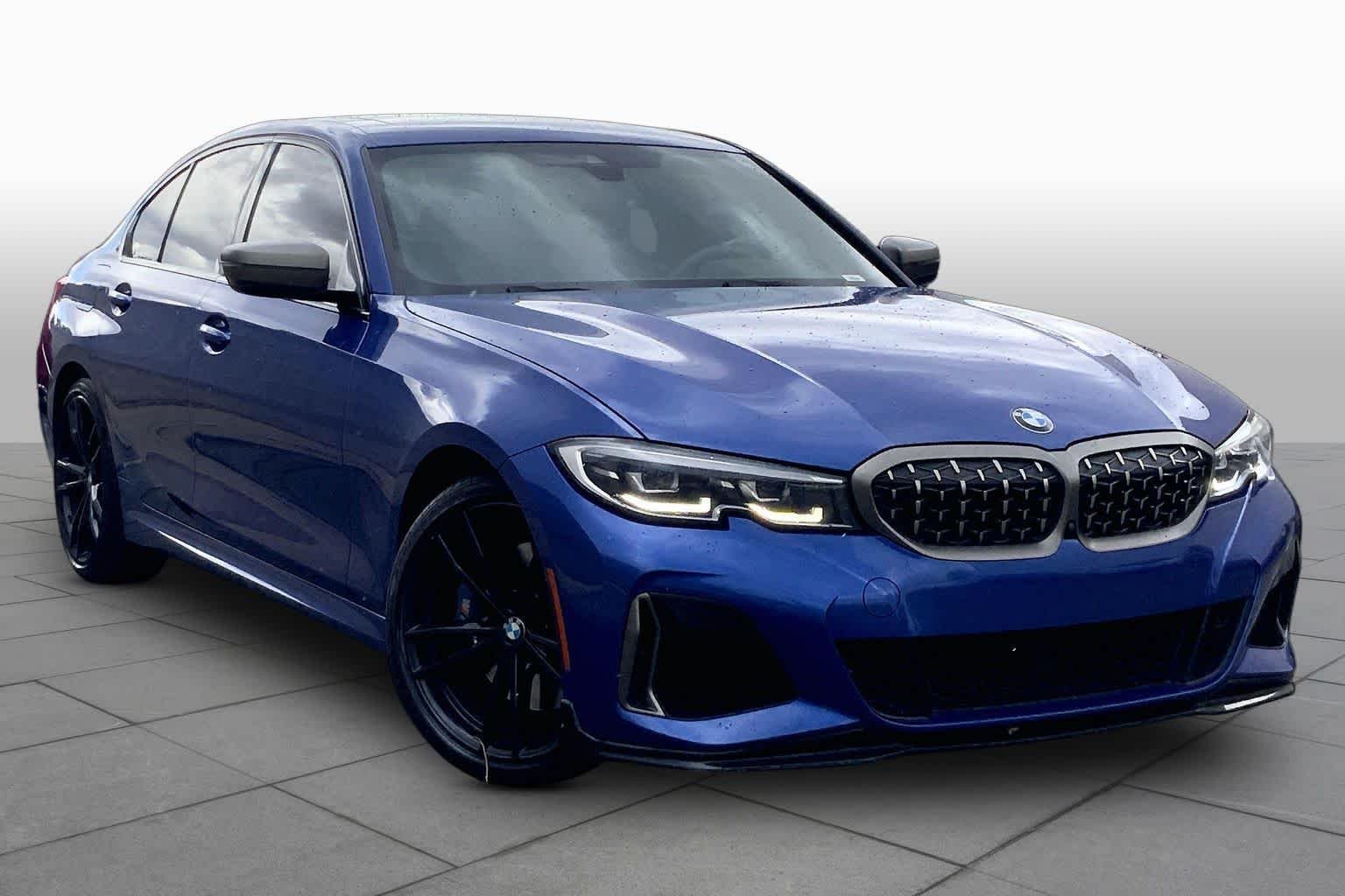 Used 2021 Portimao Blue Metallic BMW M340i xDrive image 2