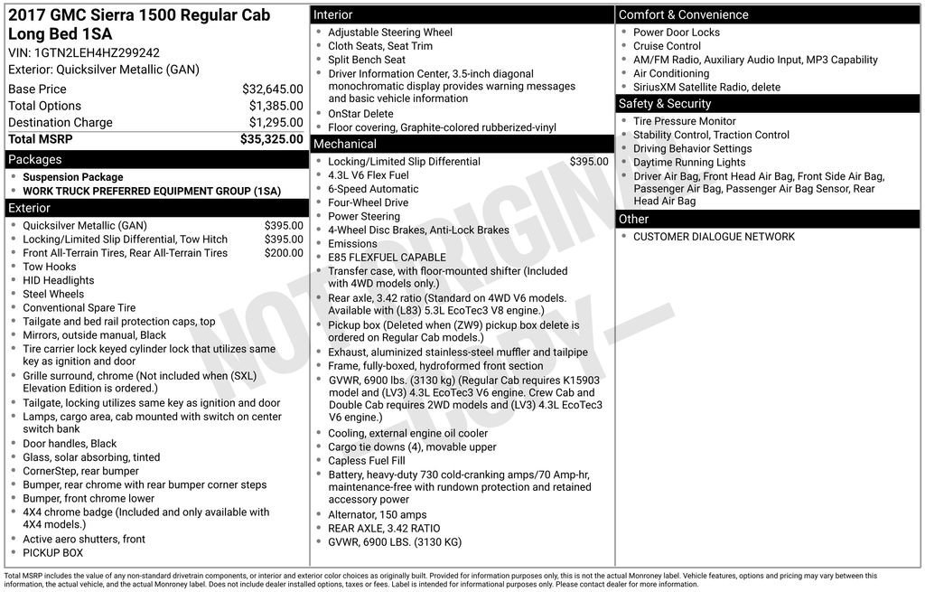 Used 2017 QUICKSILVER METALLIC GMC BASE image 6