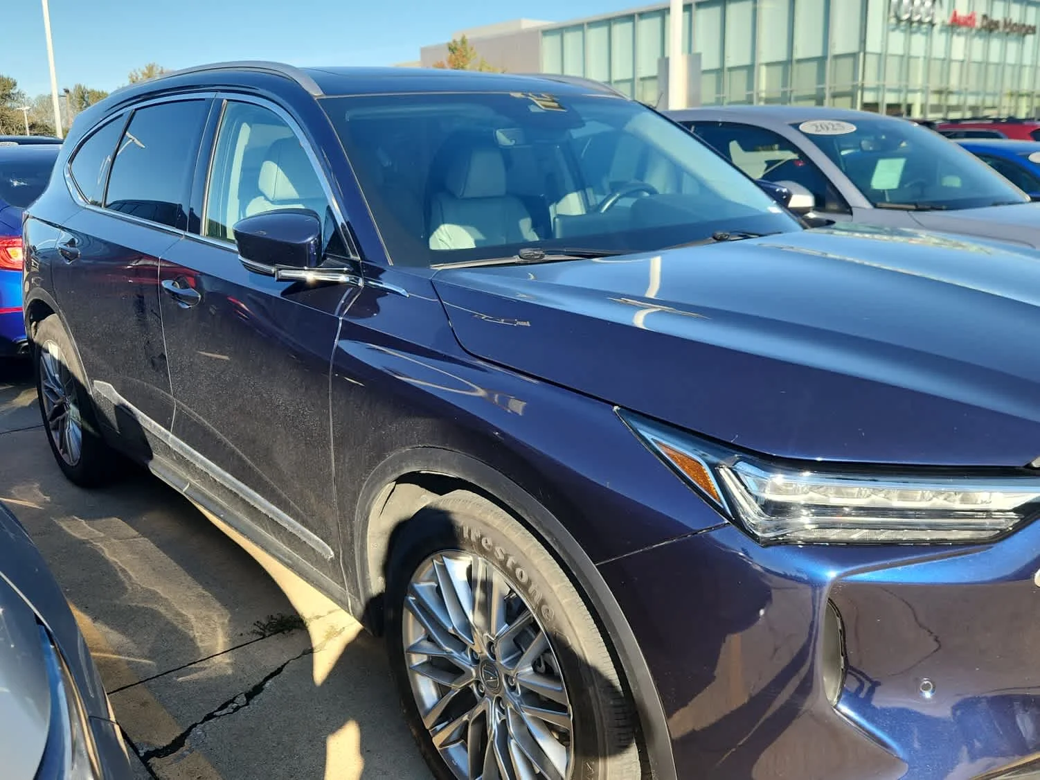 Used 2022 Fathom Blue Pearl Acura w/Advance Package image 4