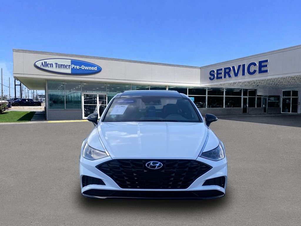 Used 2023 Serenity White Hyundai SEL Plus image 3