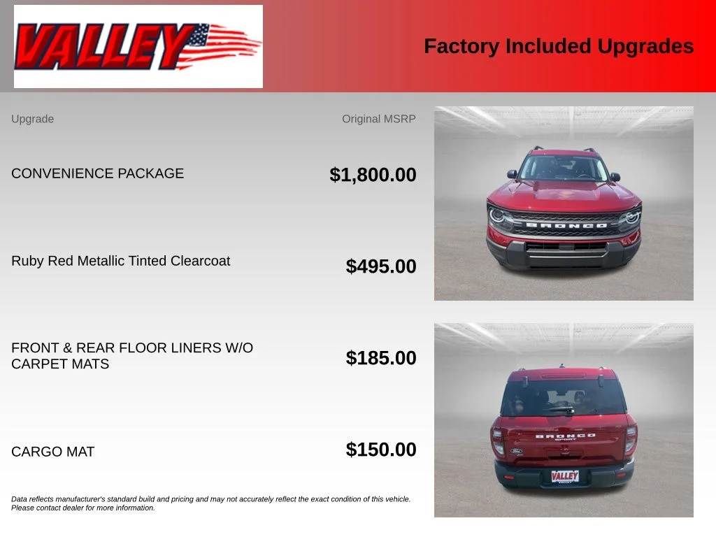 New 2026 Ruby Red Metallic Tinted Clearcoat Ford Big Bend® image 4