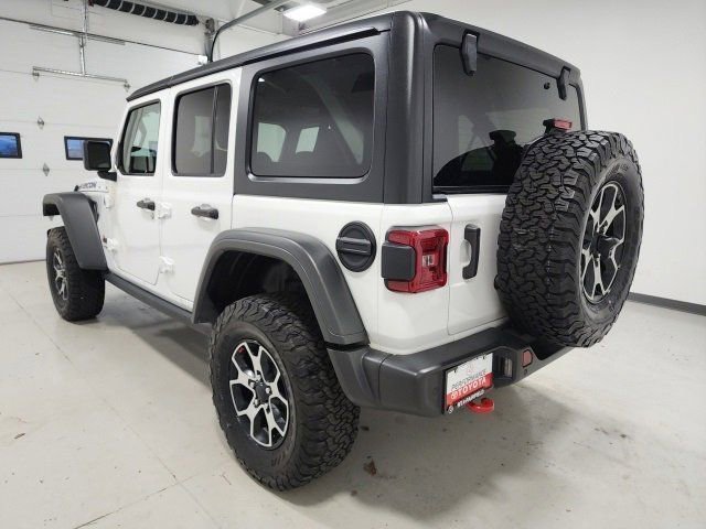 Used 2022 Bright White Clearcoat Jeep Unlimited Rubicon image 9