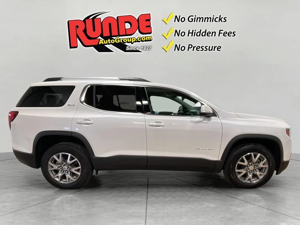 Used 2020 White Frost Tri-Coat GMC SLT image 7