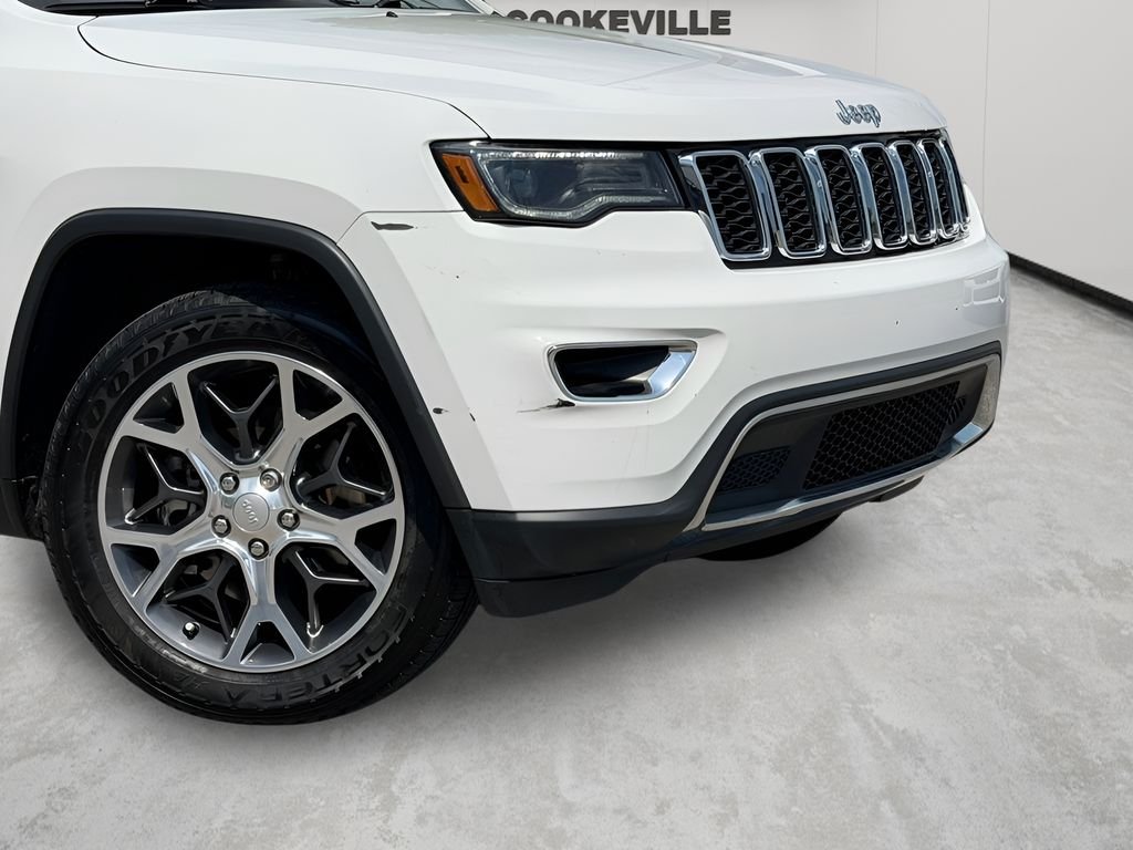 Used 2021 Bright White Clearcoat Jeep Limited image 3