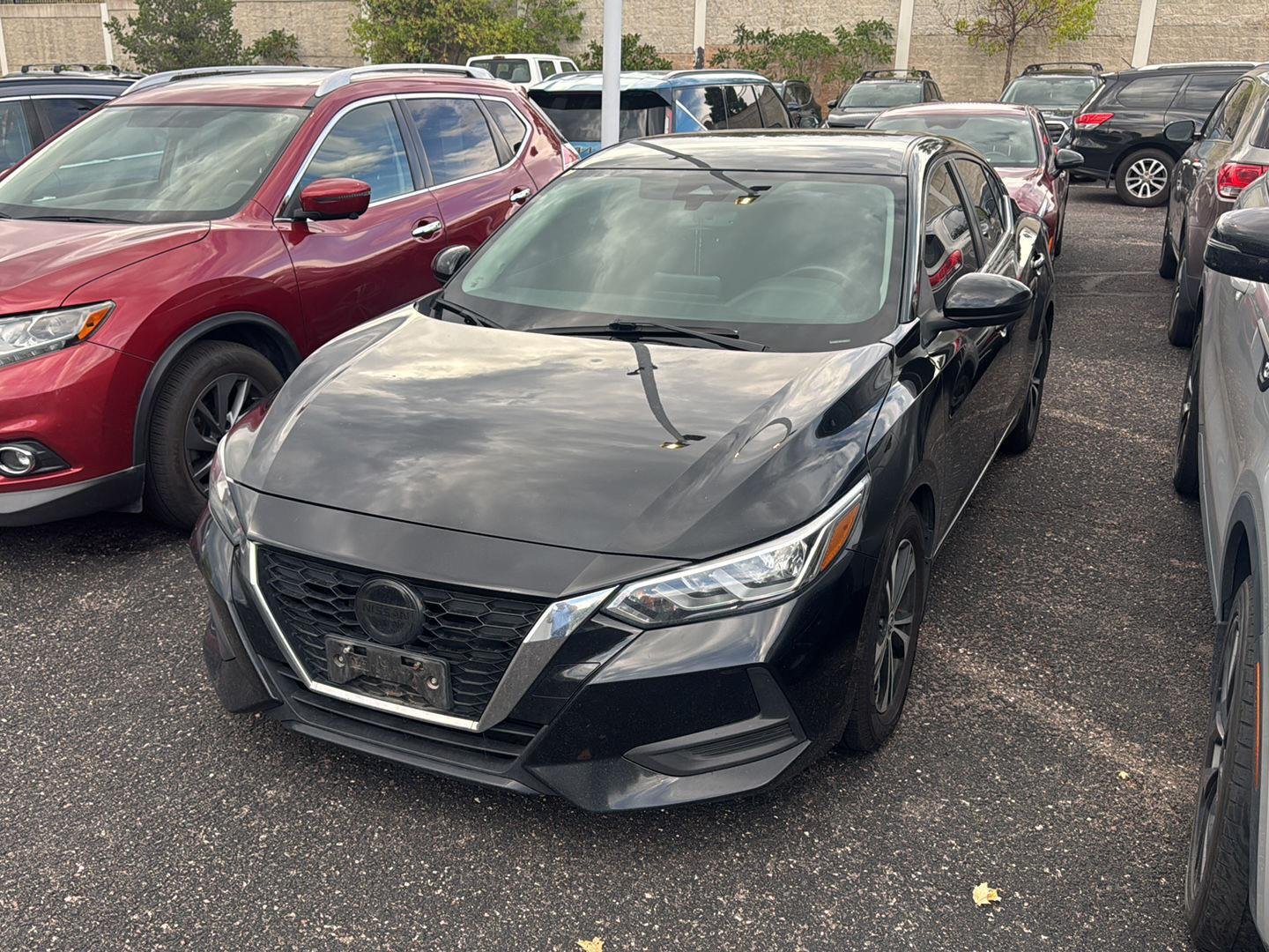 Used 2022 Super Black Nissan SV image 8