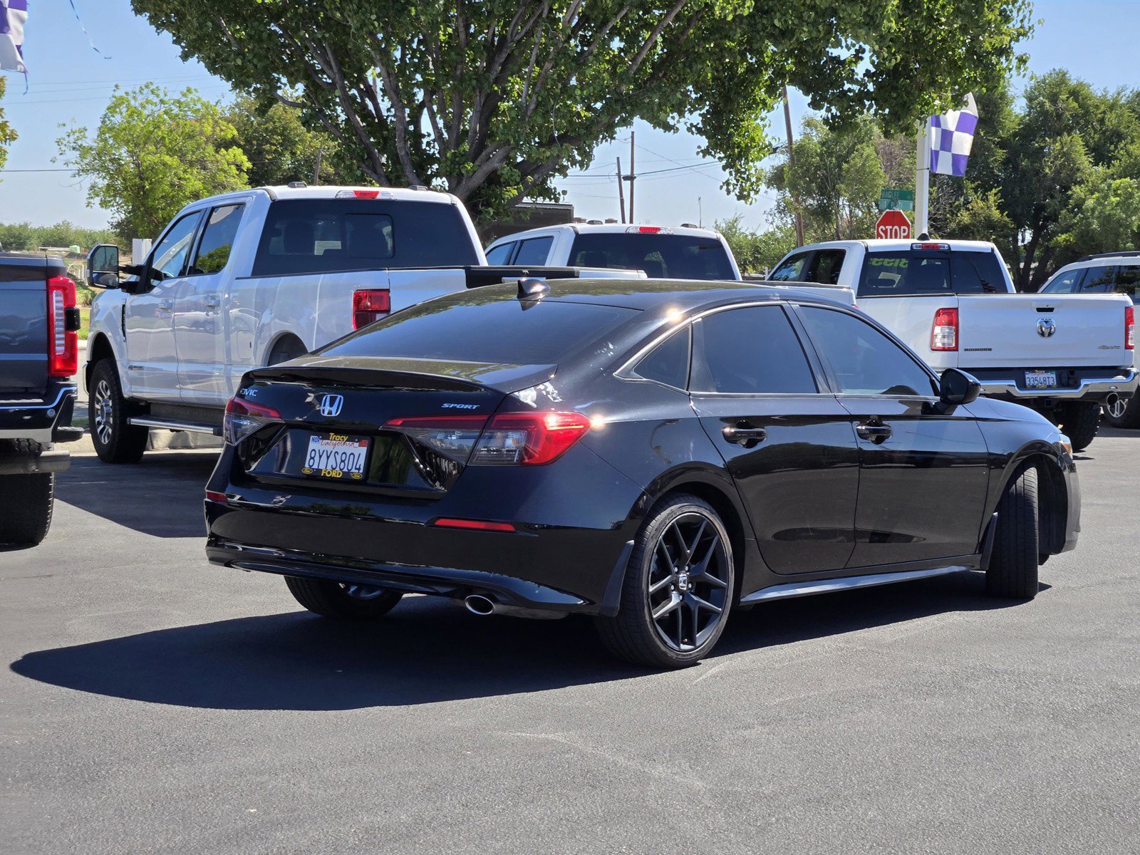 Certified Used 2022 Black Honda Sport image 5