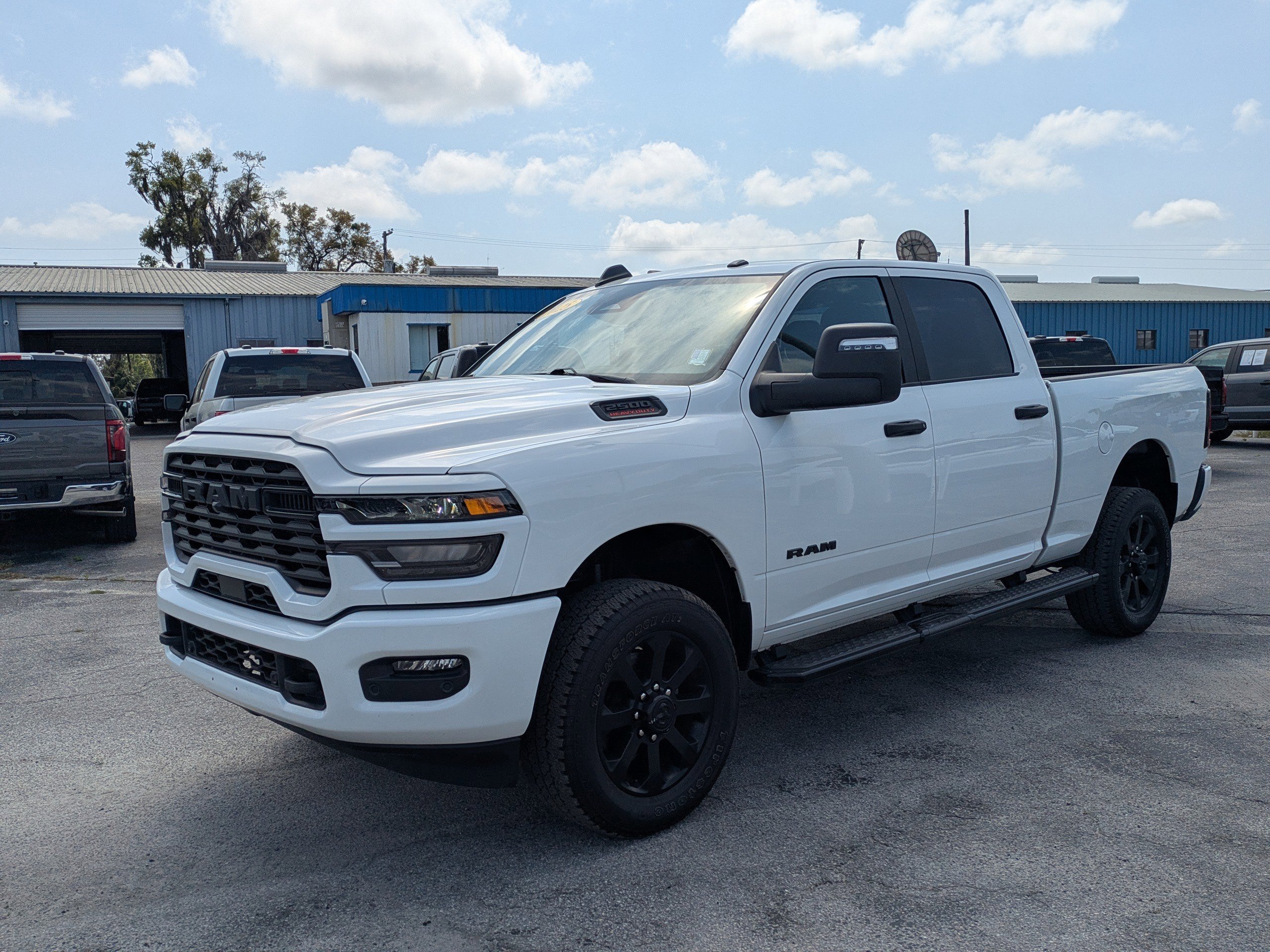 Used 2025 Bright White Clearcoat Ram Big Horn image 8