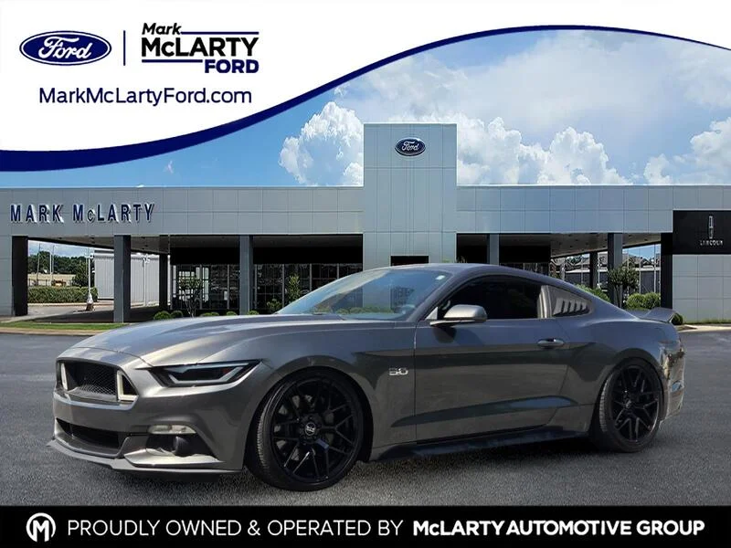 Used 2016 Magnetic Metallic FORD 2DR FASTBACK GT image 1