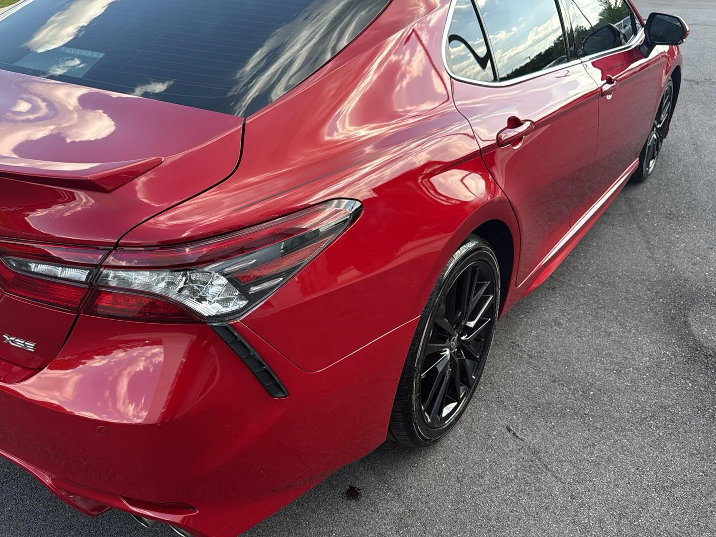 Used 2024 Supersonic Red Toyota XSE V6 image 11