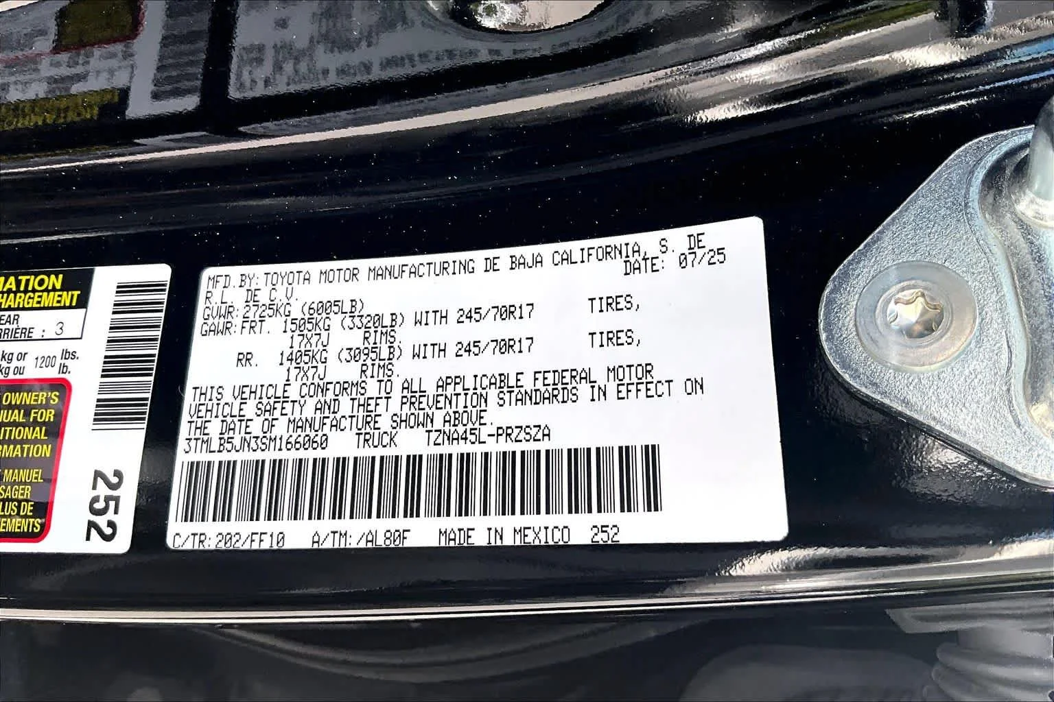 Used 2025 Black Toyota SR5 image 36