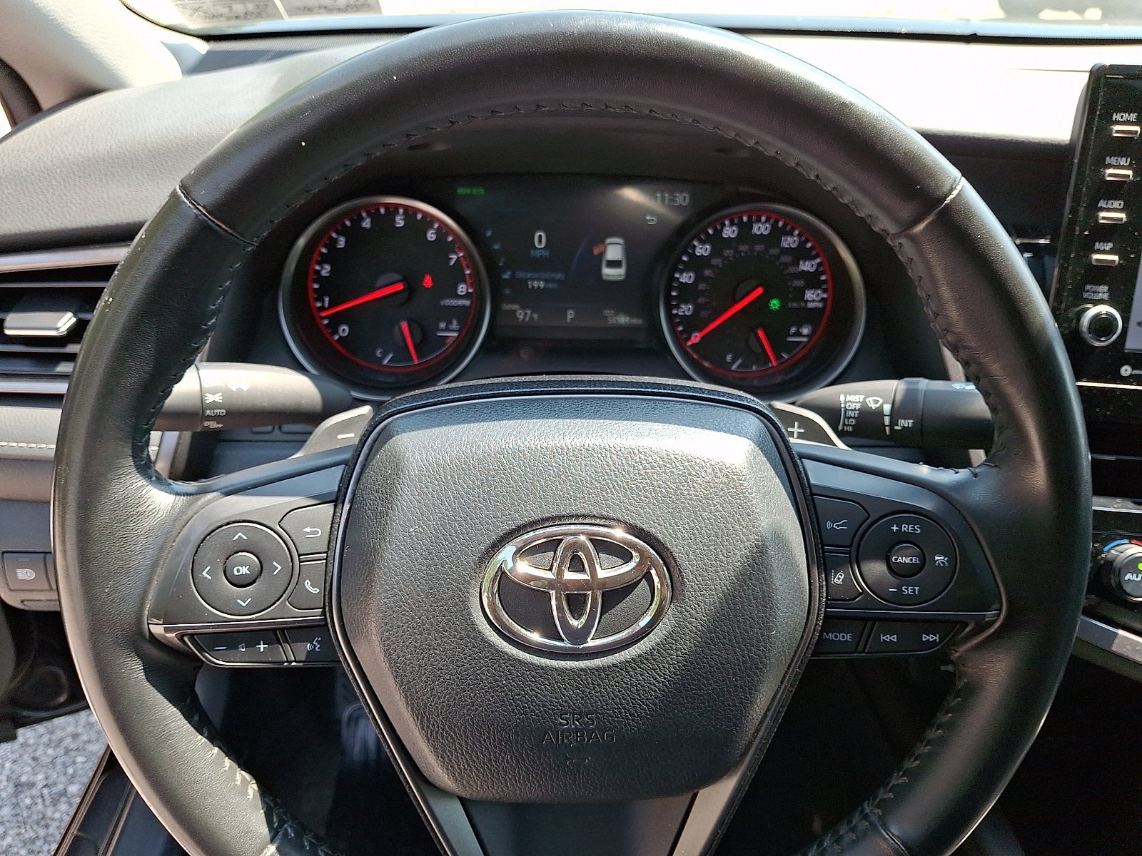 Used 2024 Midnight Black Metallic   218 Toyota XSE image 17