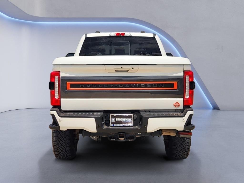 Used 2023 Star White Metallic Tri-Coat Ford LARIAT Harley Davidson image 7