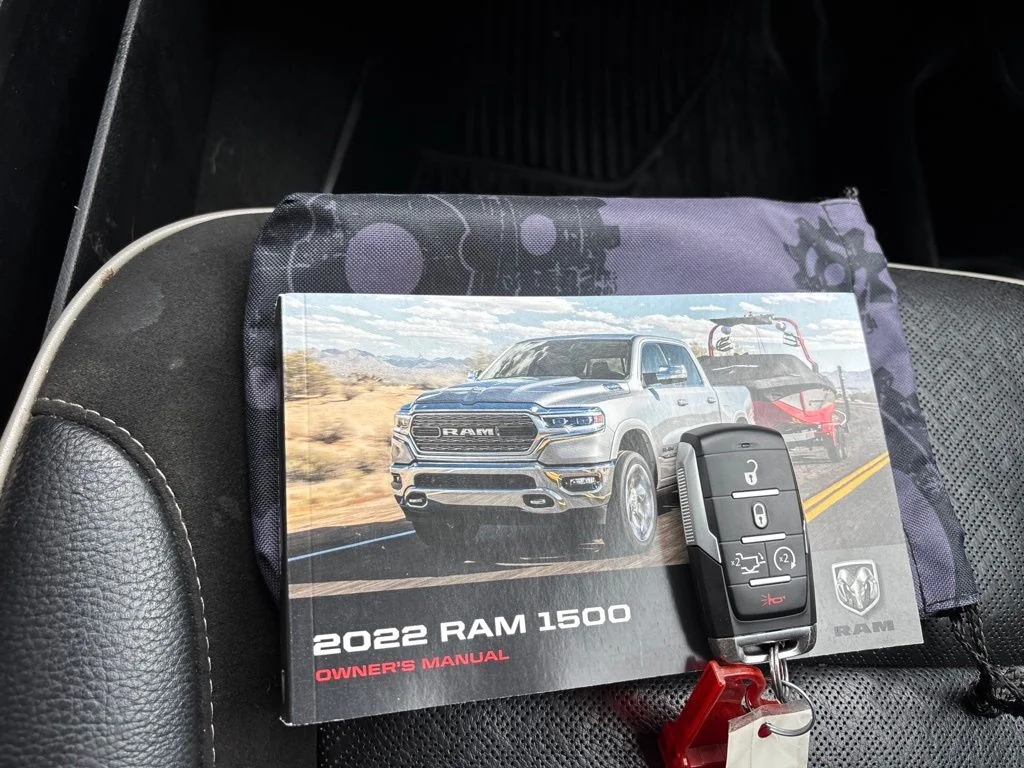Used 2022 Bright White Clearcoat Ram Laramie image 18