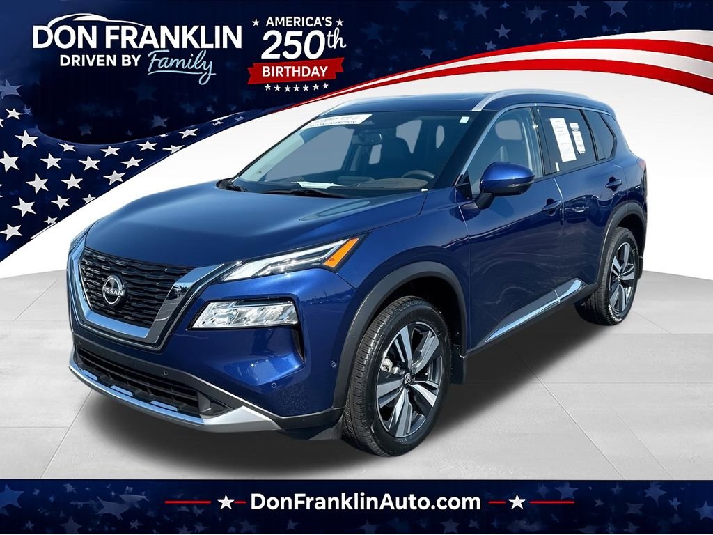 Used 2023 Blue Nissan Platinum image 1