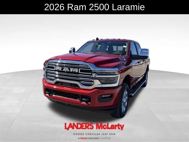 New 2026 Molten Red Pearl-Coat Exterior Paint RAM Laramie image 2