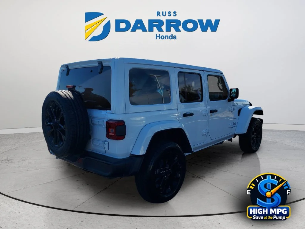 Used 2024 White Jeep Sahara 4xe image 5