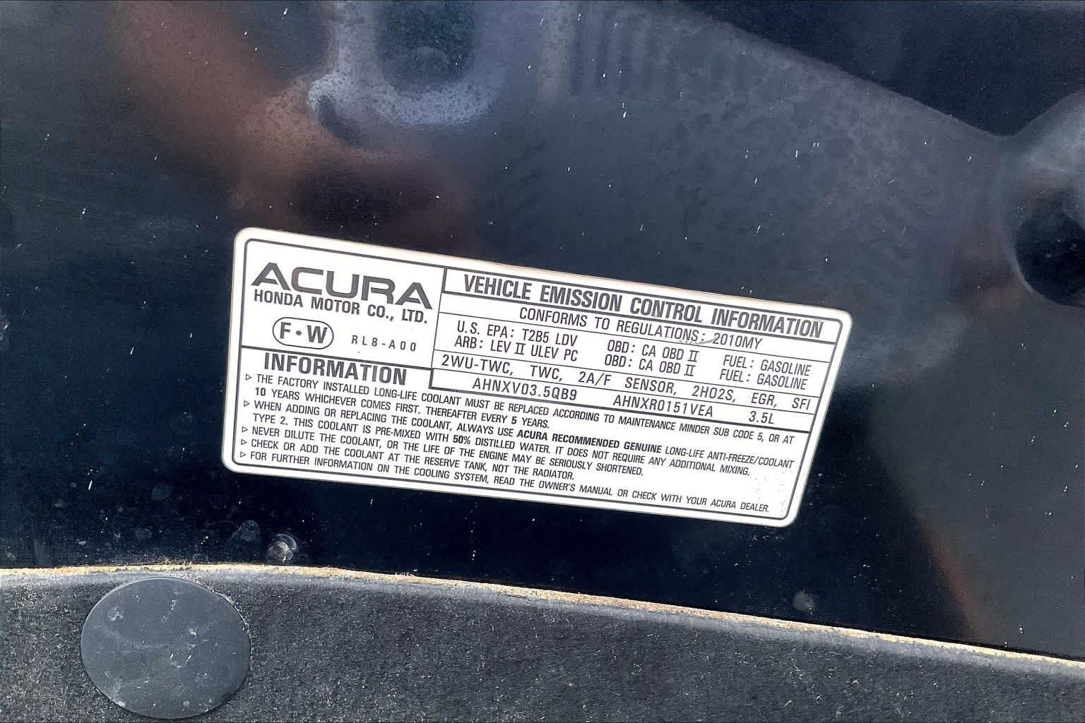 Used 2010 Crystal Black Pearl Acura  image 29
