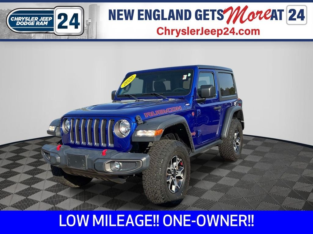 Used 2020 Blue Jeep Rubicon image 1