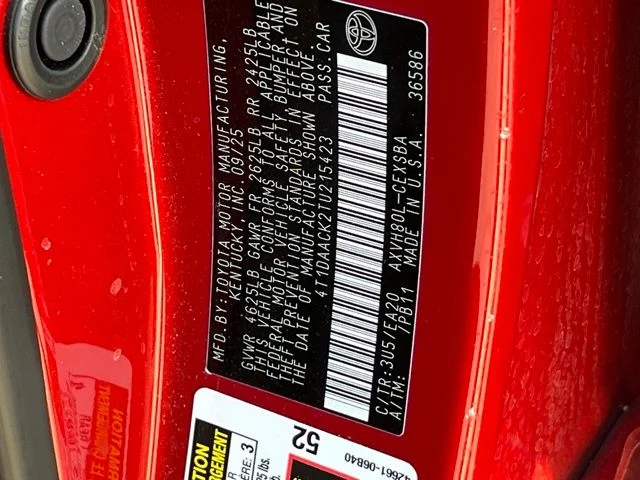 Certified Used 2026 Red Toyota SE image 33