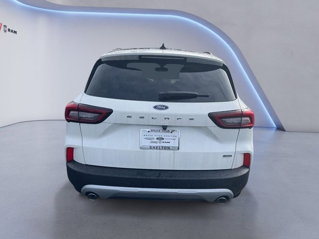 New 2025 Star White Metallic Tri-coat Ford Plug-in Hybrid image 6