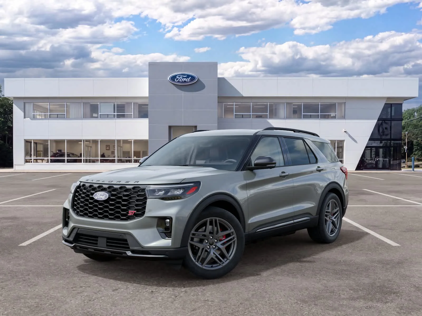 New 2027 Avalanche Gray Ford ST image 2