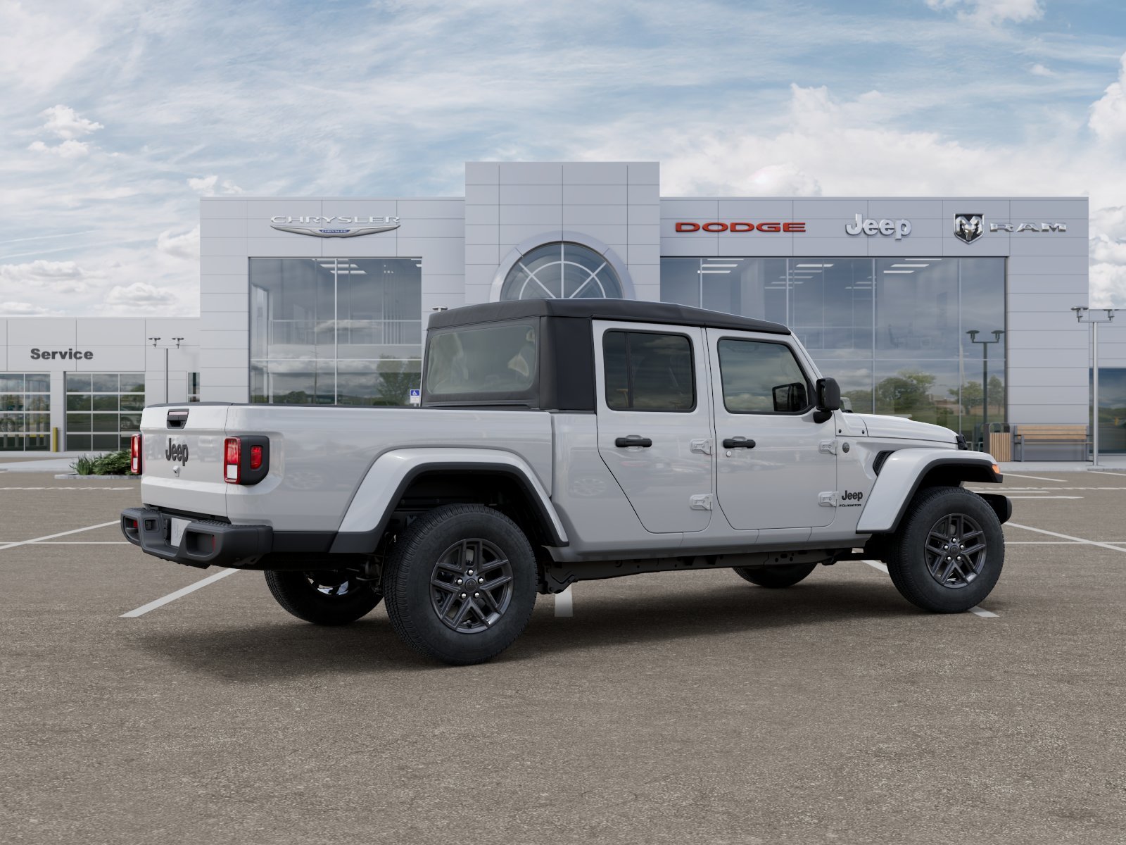 New 2026 Bright White Clear-Coat Exterior Paint Jeep Sport S image 30