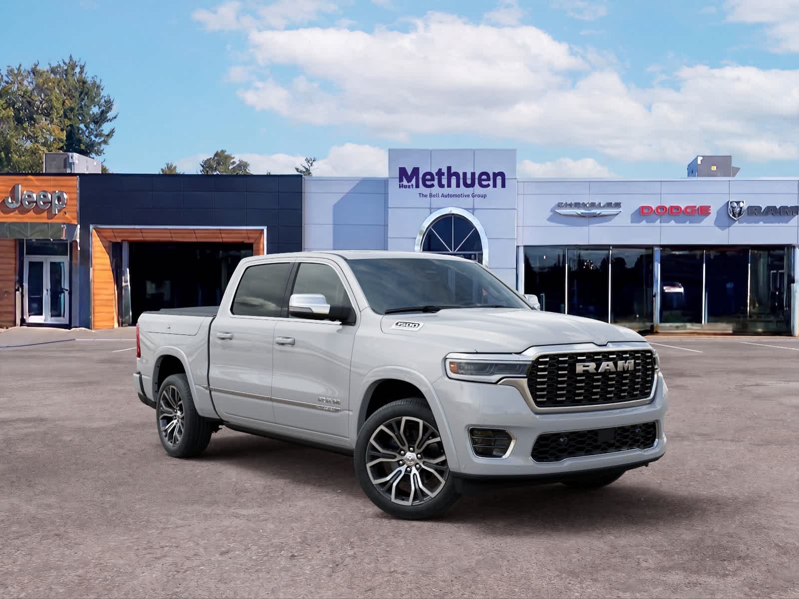 New 2026 Ivory White Tri-Coat Pearlcoat Ram Tungsten image 5