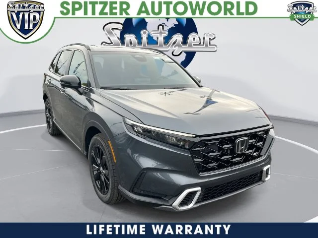 New 2027 Meteorite Gray Metallic Honda Sport Touring Hybrid AWD image 1