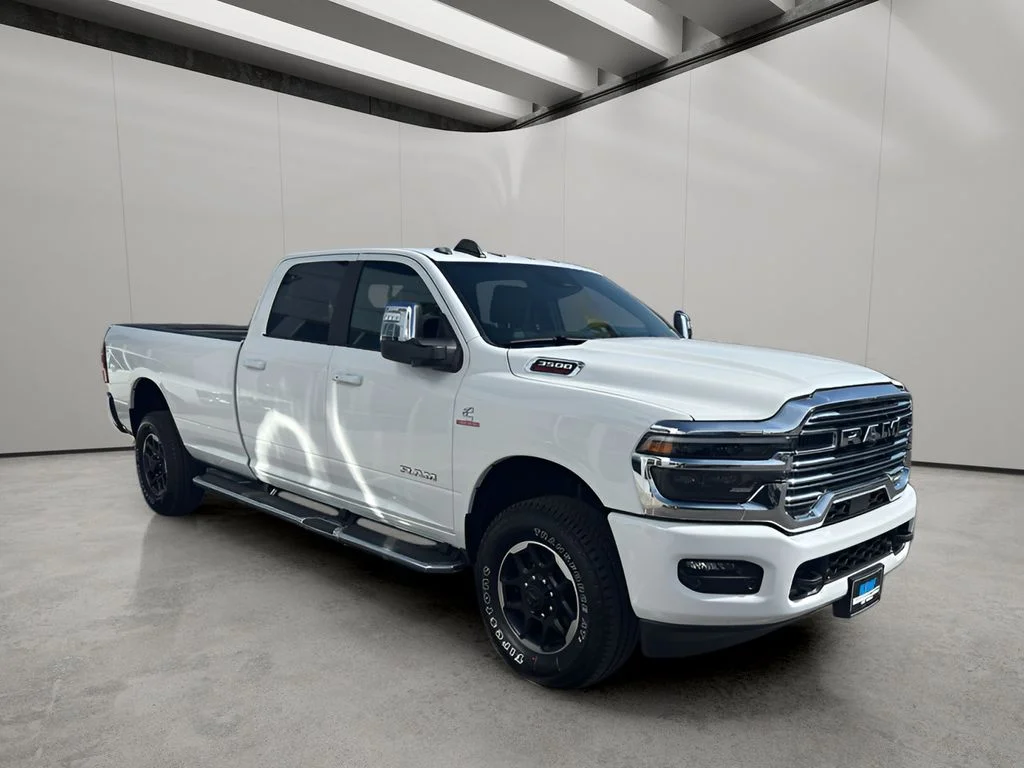 New 2026 Bright White Clear-Coat Exterior Paint RAM Laramie image 7
