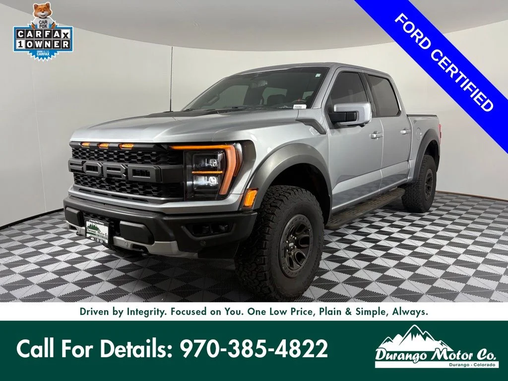 Certified Used 2022 Silver Metallic Ford Raptor image 1