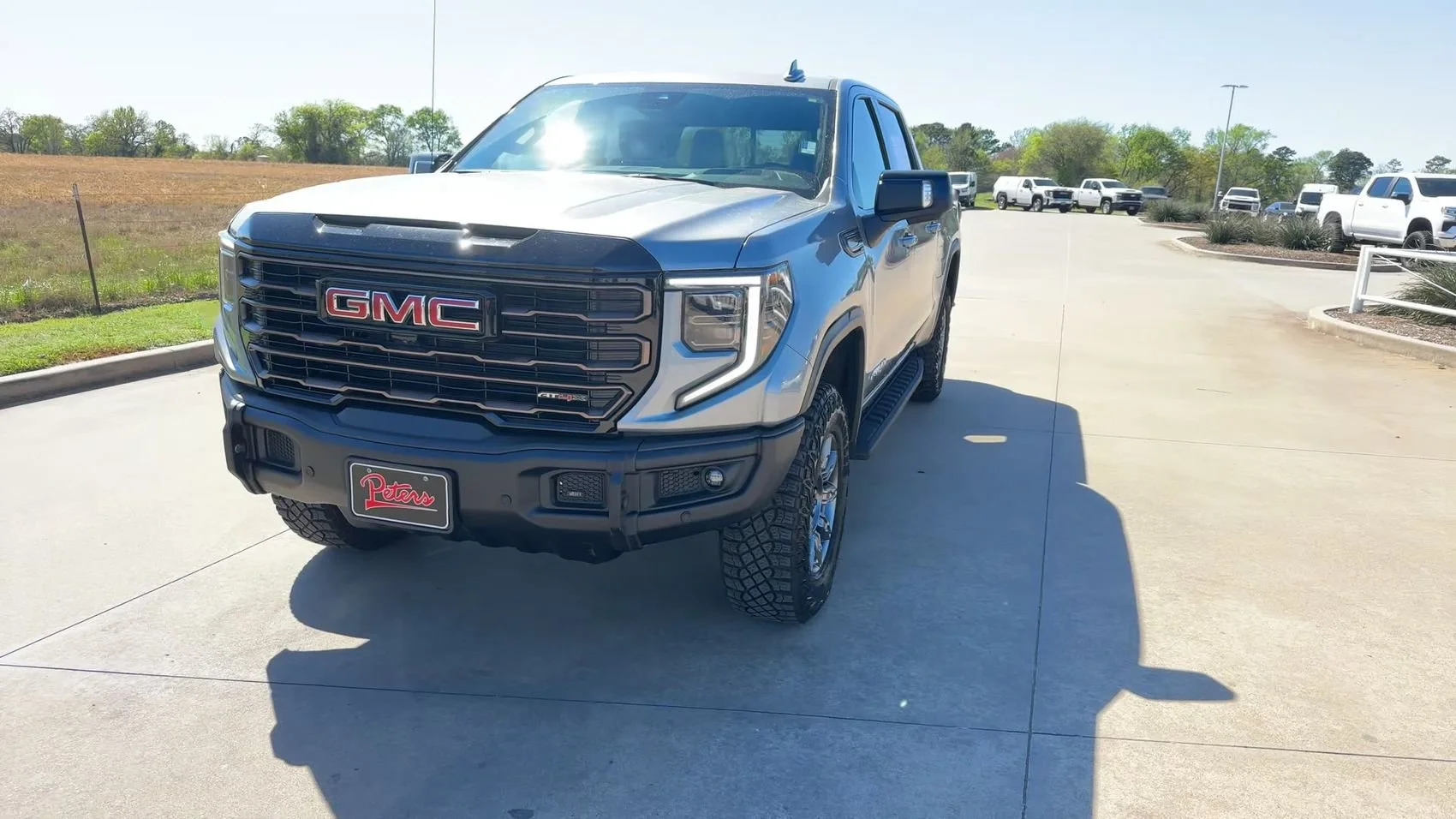 Used 2025 Sterling Metallic GMC AT4X image 3