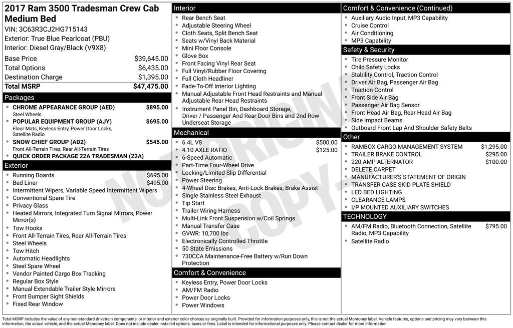 Used 2017 Blue Ram Tradesman image 6