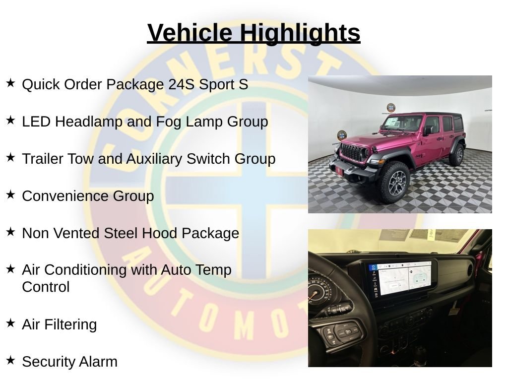 New 2026 Tuscadero Pearlcoat Jeep Sport S image 2