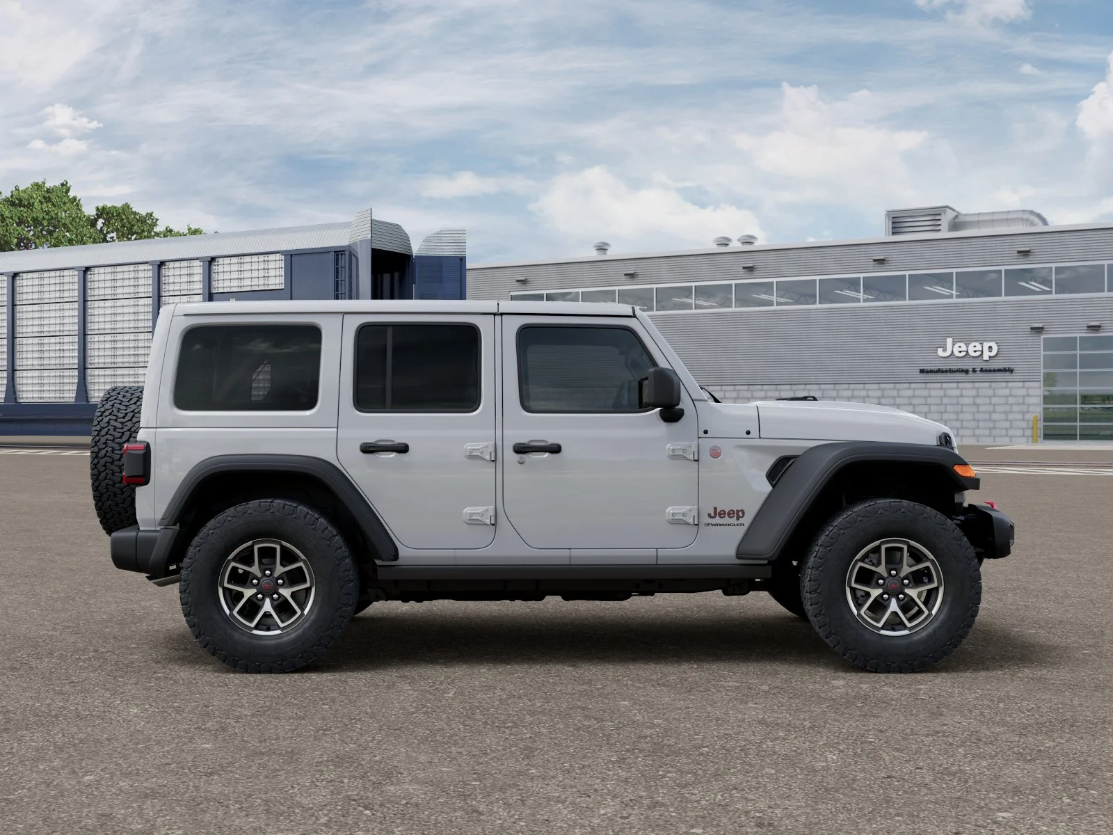 New 2026 Bright White Clear-Coat Exterior Paint Jeep Rubicon image 27