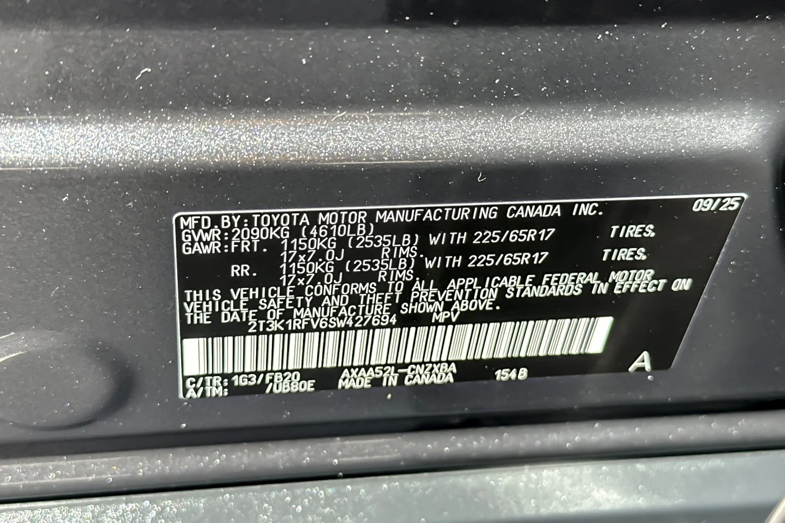 Certified Used 2025 MAGNETIC GRAY Toyota LE image 26