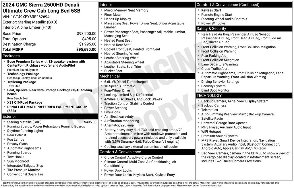 Used 2024 Silver GMC Denali Ultimate image 28