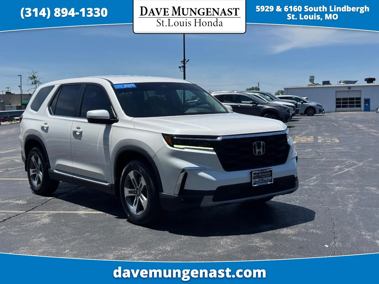 Certified Used 2025 Platinum White Pearl Honda AWD EX-L image 1