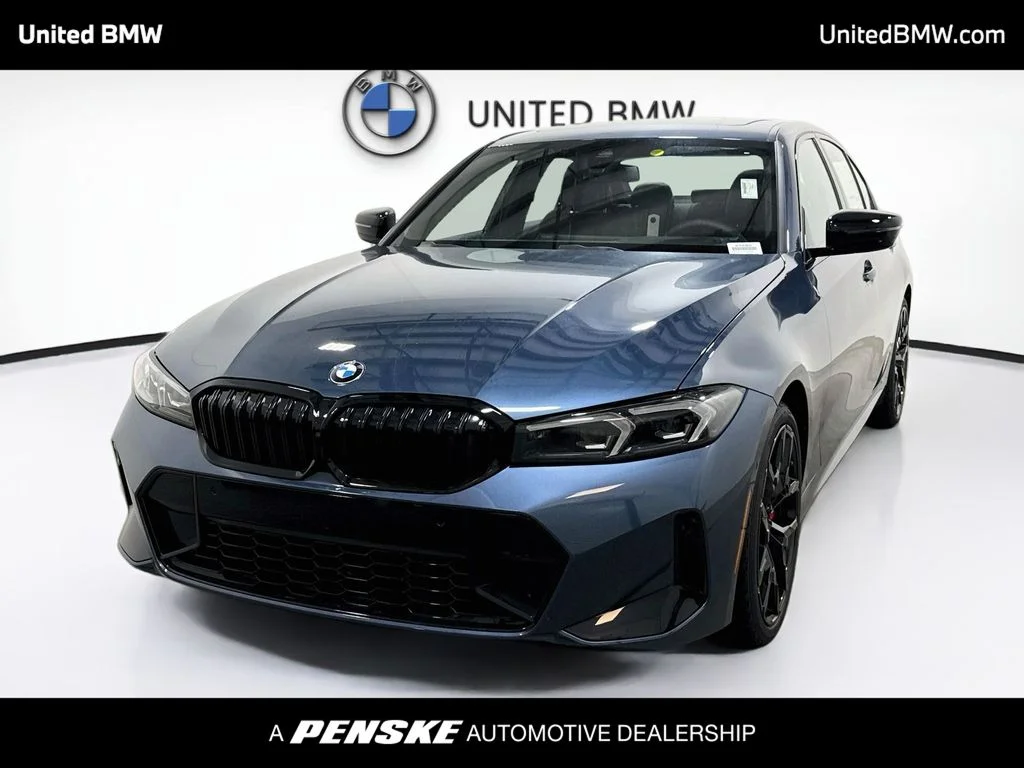 New 2026 Arctic Race Blue metallic BMW 330i image 1