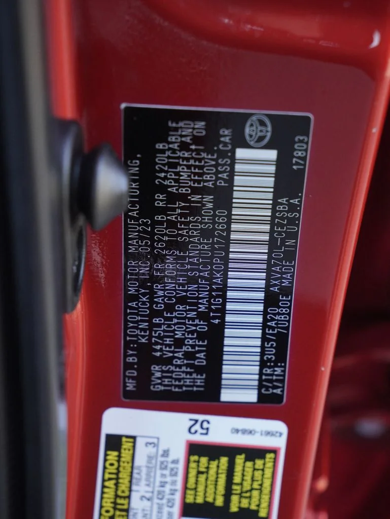 Certified Used 2023 Red Toyota SE image 30