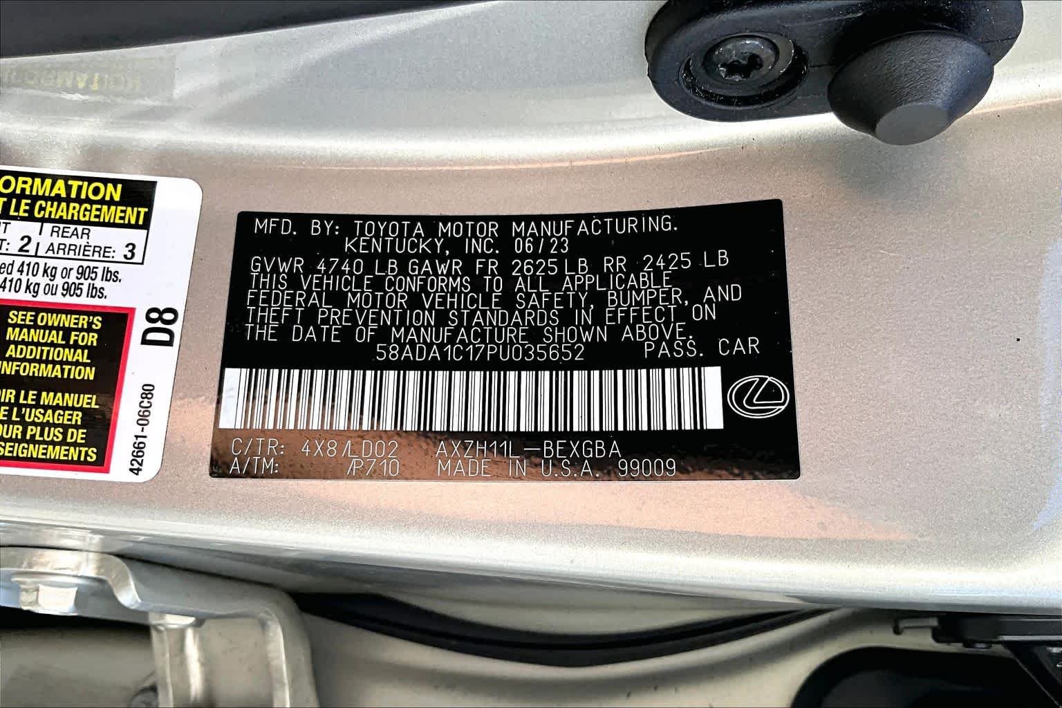 Used 2023 Moonbeam Beige Metallic Lexus  image 35