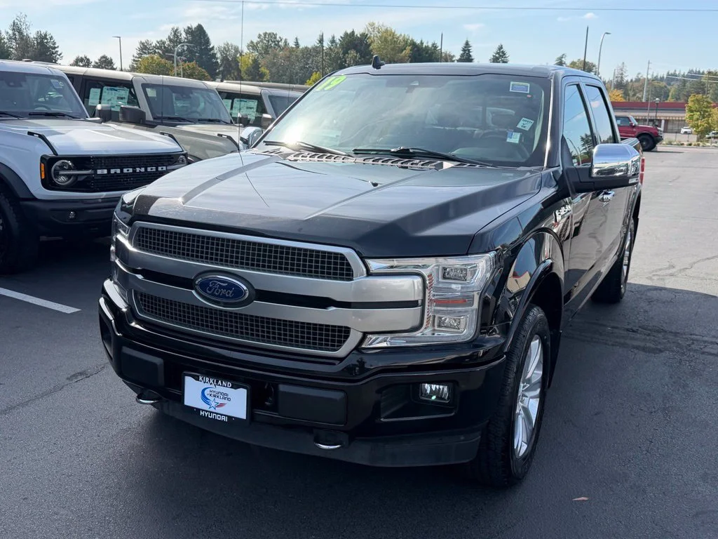 Used 2019 Agate Black Metallic Ford Platinum image 4