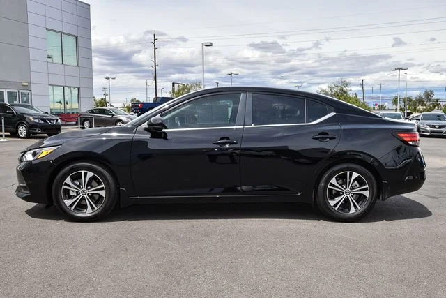 Used 2021 Black Nissan SV image 2
